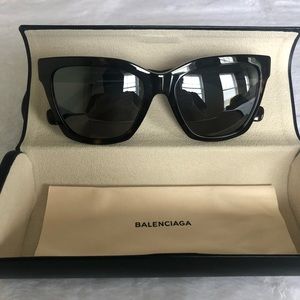 Balenciaga Women’s Tortoise Shell Sunglasses